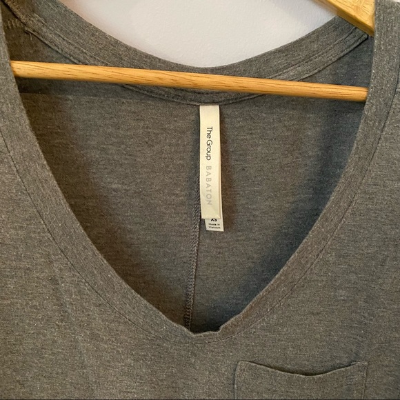 Babaton gray t-shirt dress - Picture 2 of 3